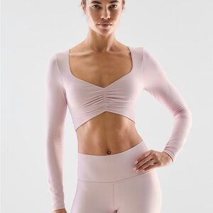 Golden BUTTER Rebound Sports Longsleeve — XS (Dusty Pink)